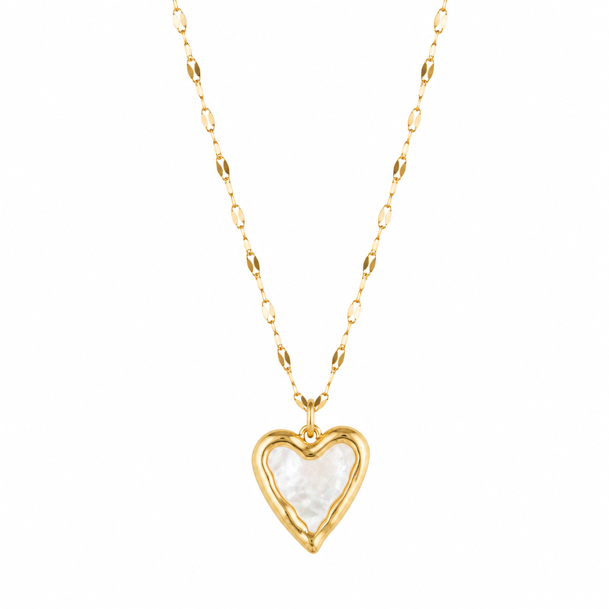 Collar Corazón de Mármol
